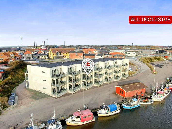 Ferienwohnung für 4 Personen, mit Balkon in Hvide Sande