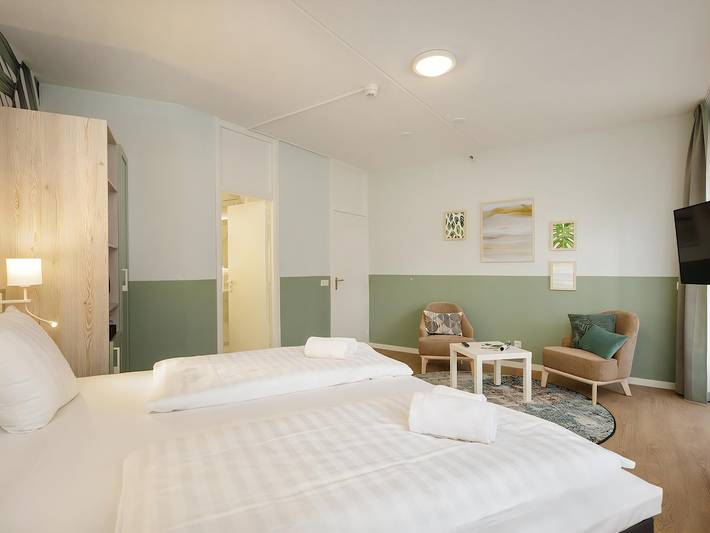 Hotel für 2 Personen, mit Garten und Balkon sowie Pool