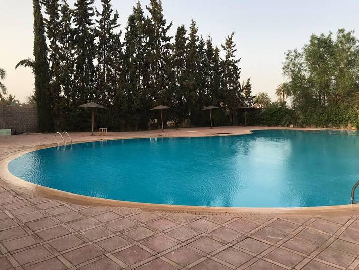 Ferienwohnung für 6 Personen, mit Pool und Balkon sowie Garten, kinderfreundlich in Marrakesch