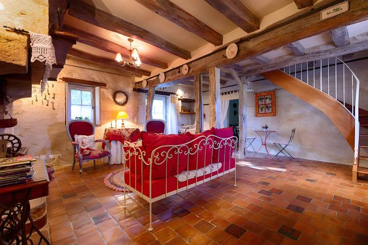 Casa vacanze 'Gite La Roselière Touraine' con terrazza privata, giardino privato e Wi-Fi in Perrusson, Loches e dintorni
