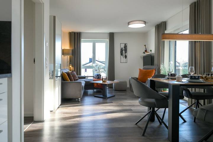 Ferienwohnung für 5 Personen, mit Balkon und Sauna in Scharbeutz