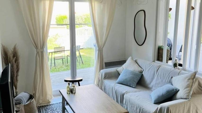 Appartement de vacances pour 7 personnes, avec jardin, animaux acceptés à Dives-sur-Mer