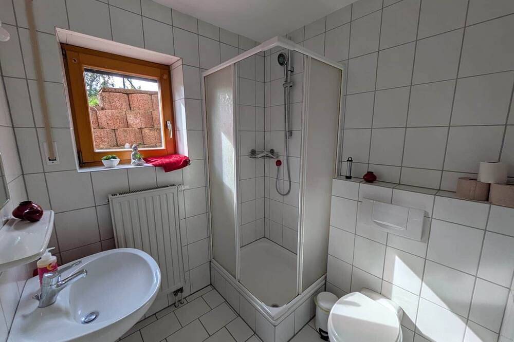 Fuchsbau im Ferienhaus an der Holzecke in Schnelldorf, Romantische Straße