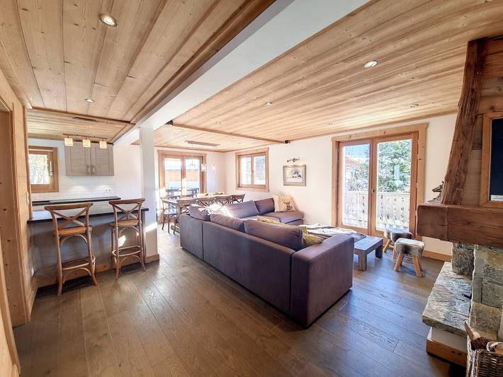 Chalet voor 10 personen, with Balkon and Tuin as well as Sauna in Les Gets