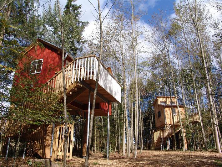 Chalet für 4 Personen, mit Balkon und Balkon/Terrasse sowie Terrasse und Garten in Niederbayern - 3