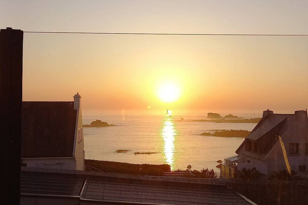 Ganze Wohnung, Appartement 3 pièces + grand balcon vue mer à couper le souffle ! in Porspoder, Brest und Umgebung