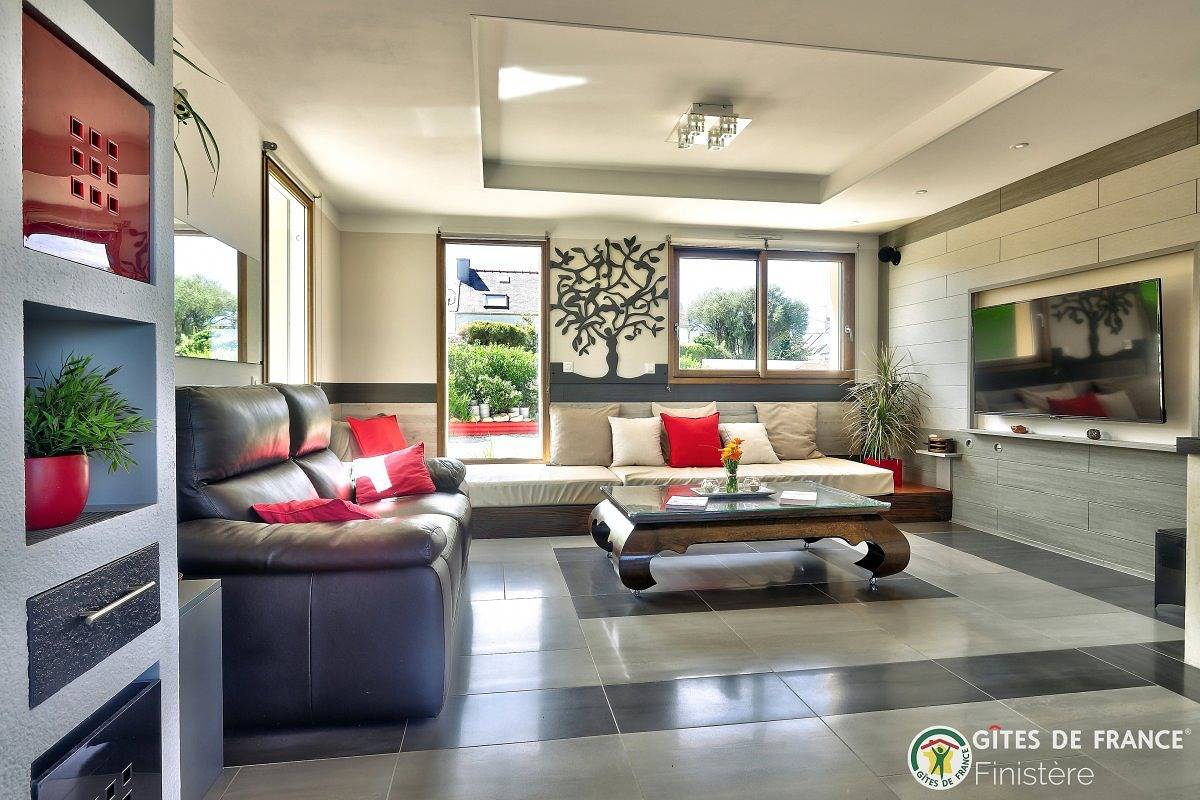 Ar mean vue sur mer in Landéda, Región de Brest