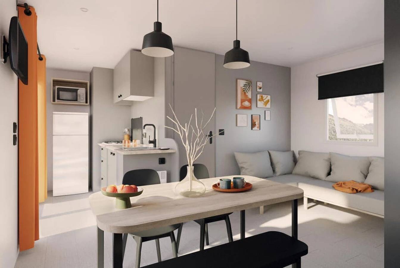 Zecamping 4* espace aquatique toboggans animaux acceptés tente Tv clim in Callas, Draguignan regionen