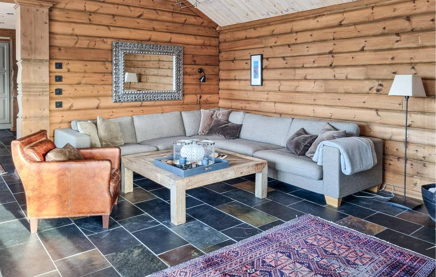 Ferienhaus für 10 Personen mit Sauna in Vang