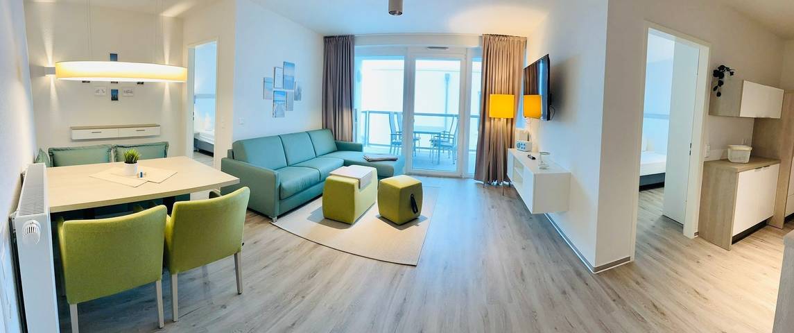 Ferienwohnung für 6 Personen, mit Ausblick und Balkon, mit Haustier - 1