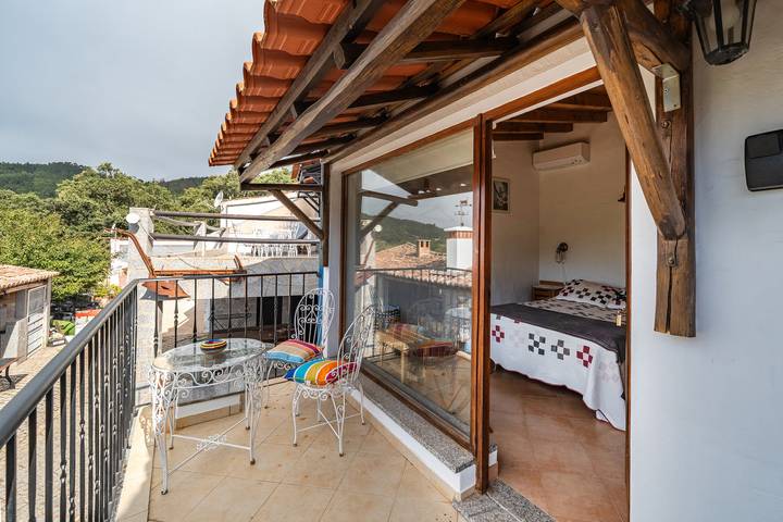 Apartamento de férias para 2 pessoas, com varanda e jardim no Algarve