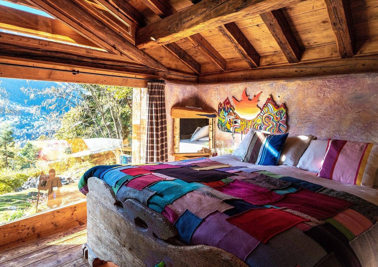Ganze Wohnung, Chalet 'Armonia Res Albert' mit Bergblick, Wlan und Garten in San Giacomo Filippo, Veltlin