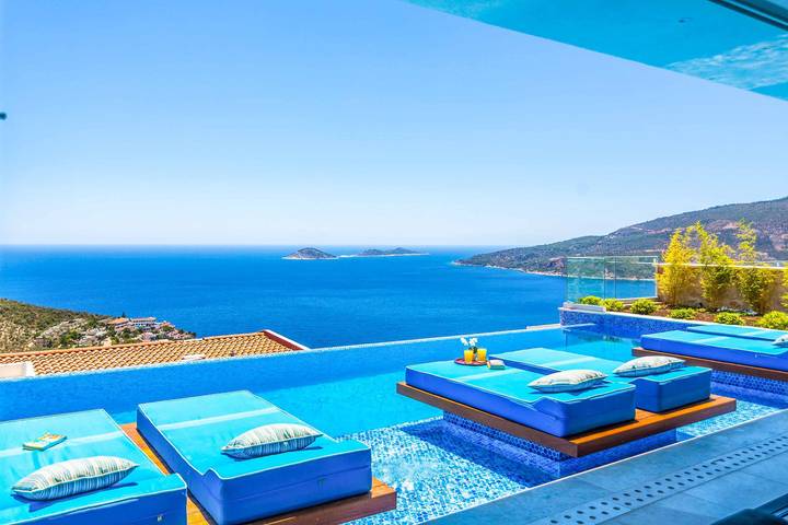 Villa für 10 Personen mit Balkon in Kaş, Provinz Antalya