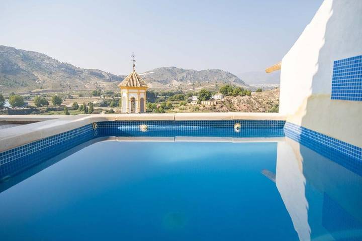 Casa de vacaciones para 12 personas, con Terraza y Jardín además de Piscina y Vistas en Cehegín