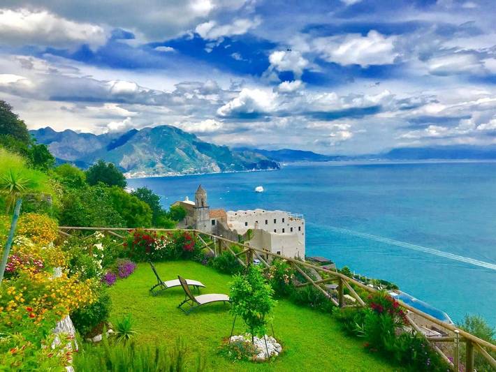 B&b per 2 persone, con Balcone e Idromassaggio nonché Terrazza e Giardino a Conca dei Marini