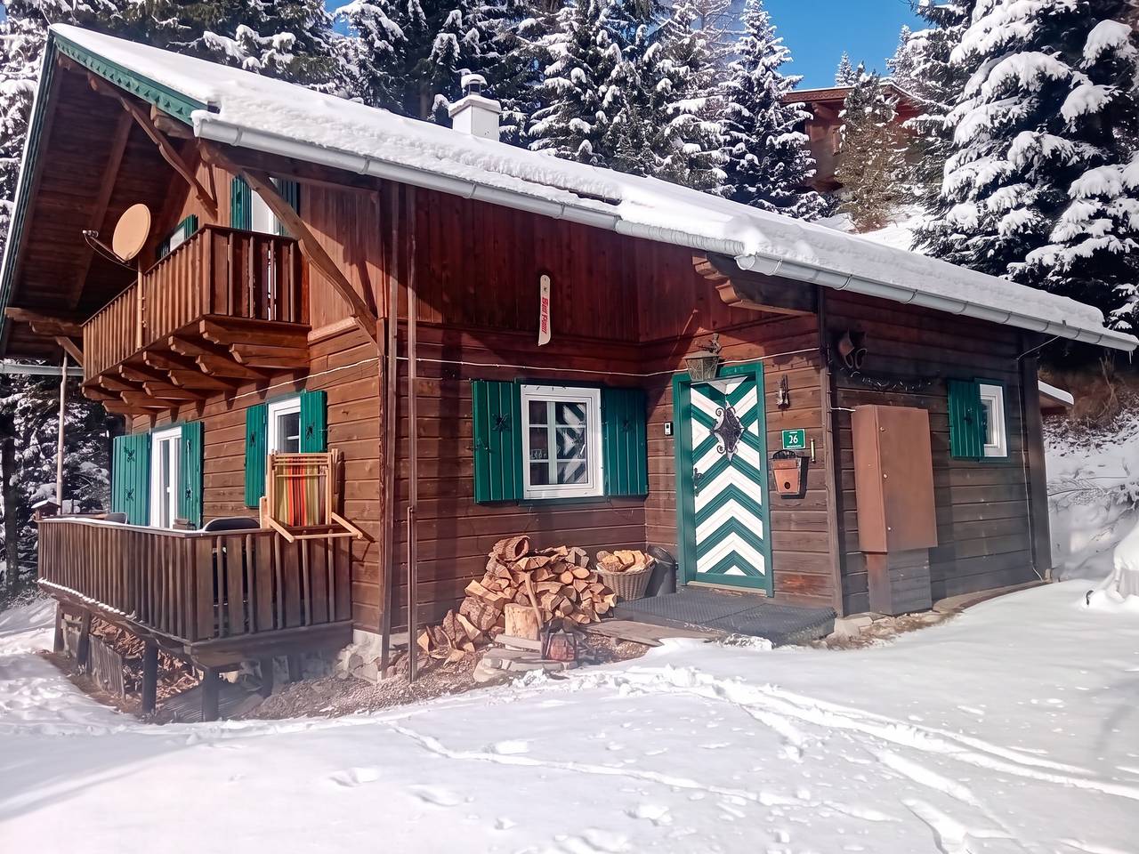 Gemütliche Hütte im Schigebiet Zettersfeld in Schobergruppe, Thurn