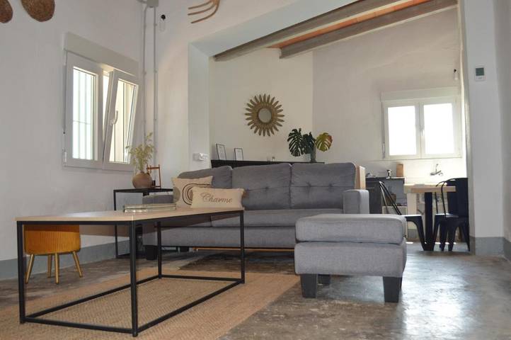 Apartamento para 6 personas, con Terraza y Jardín además de Piscina y Vistas en La Aldea