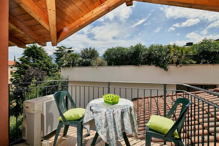 Ferienwohnung für 4 Personen, mit Balkon und Terrasse in Riva del Garda