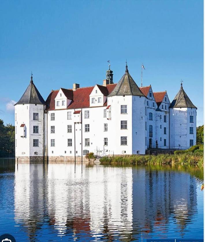 Ferienwohnung für 4 Personen, mit Ausblick und Garten in Märchenweihnacht auf Schloss Glücksburg