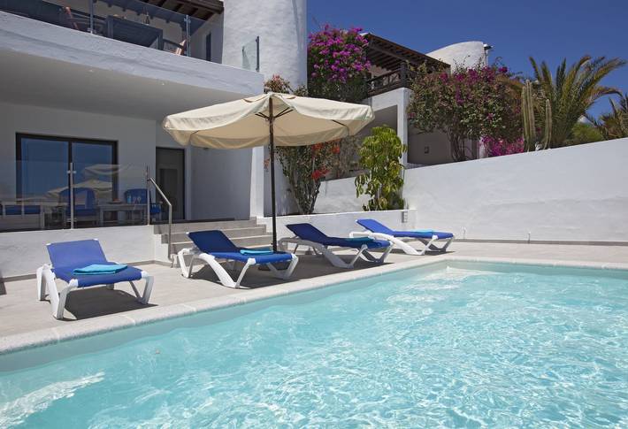 Villa pour 7 personnes, avec vue sur l’océan ainsi que jardin et balcon à Puerto del Carmen - 4