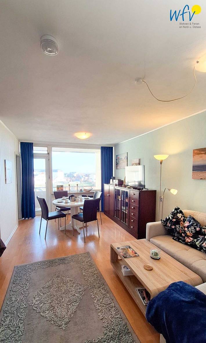 Ganze Wohnung, Ferienhaus Seeblick Ferienwohnung 31 in Borkum Nordbad - Badestrand, Borkum