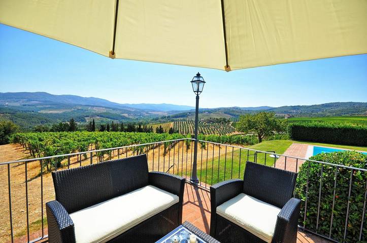 Apartamento vacacional entero, Apartamento de vacaciones para 2 personas con terraza in San Casciano in Val di Pesa, Chianti
