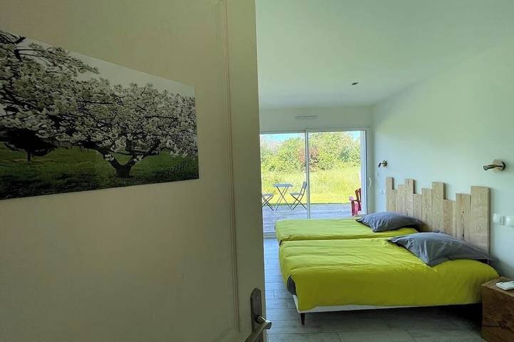 Gîte in the Marais Poitevin for 8 people, 4 bedrooms with private bathroom in Le Bourdet, Niort und Umgebung