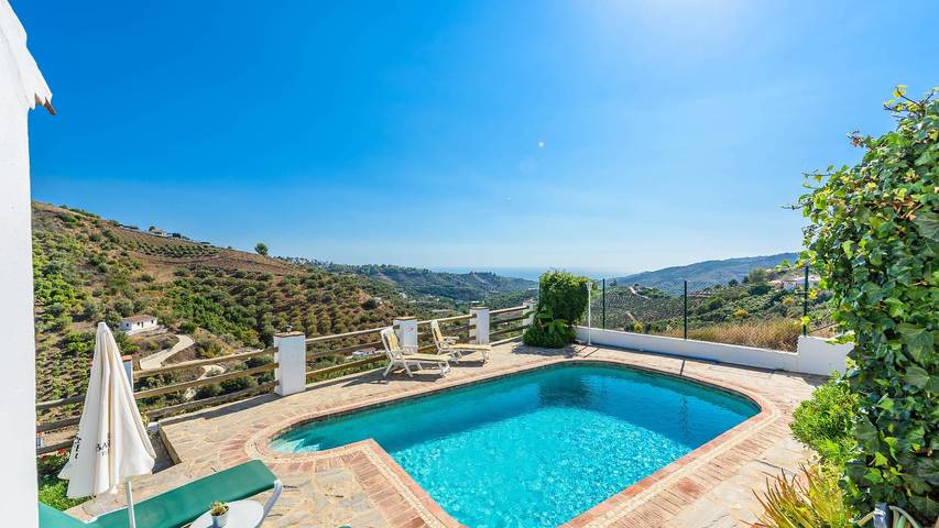 Casa de vacaciones para 4 personas, con Balcón/Terraza en Frigiliana