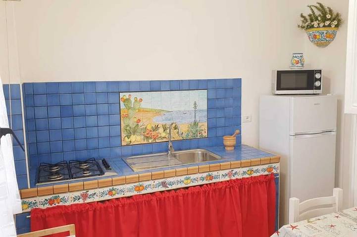 Gîte pour 4 personnes, avec Balcon et Jardin à Castelvetrano