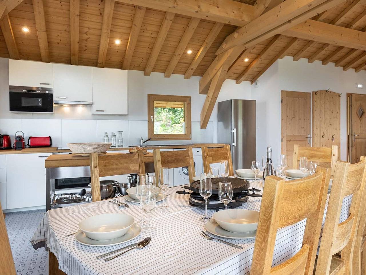 Geheel appartement, Chalet in Paradiski met Spa en Uitzicht in Vanoise Nationaal Park