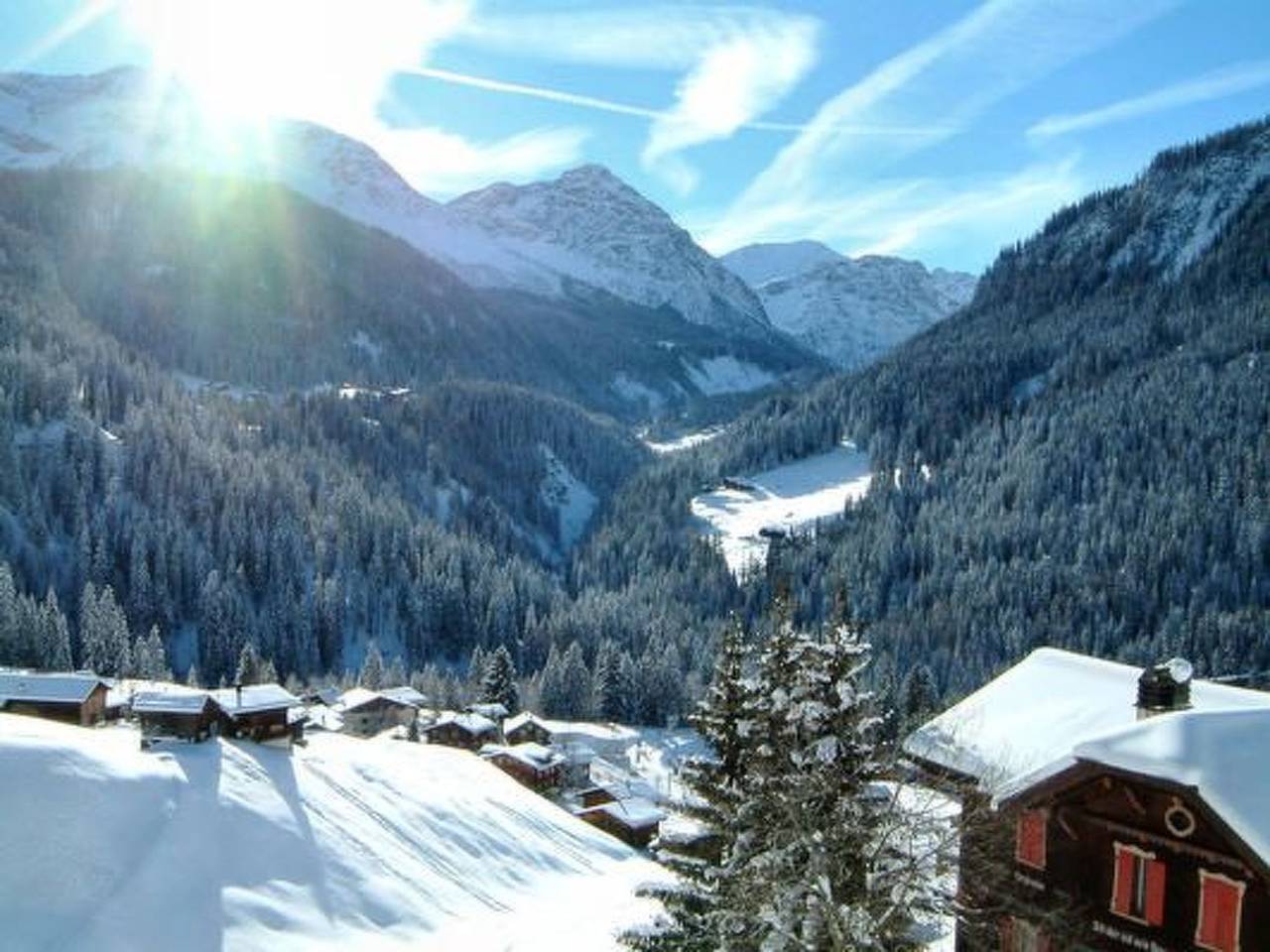 Cosey Family Chalet mit herrlichem Alpenblick in Arosa, Plessur alps