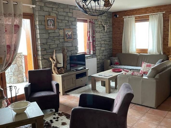 Chalet pour 10 personnes, avec balcon à Saint-François-Longchamp - 2