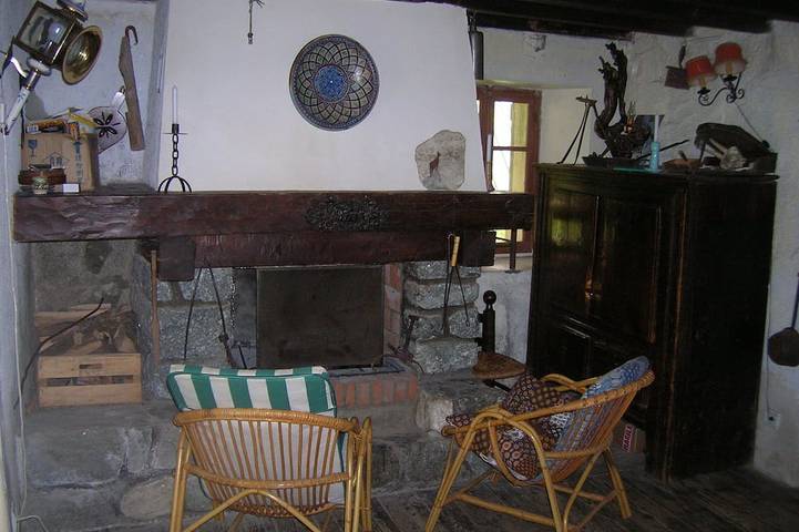 Ecrins Parkhaus im Dorf von Valsenestre 1300m in Valjouffrey, Nationalpark Écrins