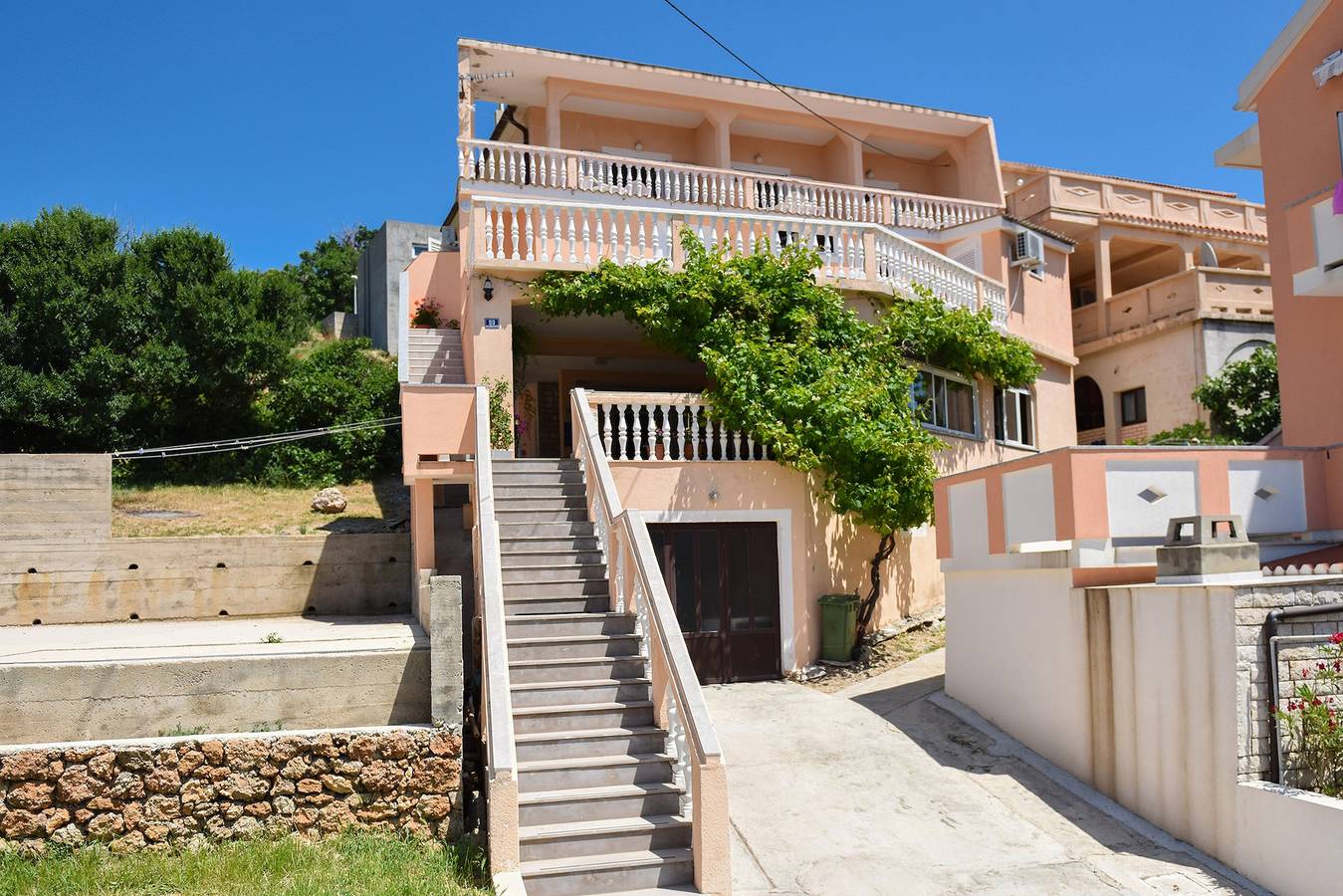 Ganze Wohnung, 1-Zimmer-Ferienwohnung am Strand Metajna (Pag) A-6522-a in Metajna, Pag