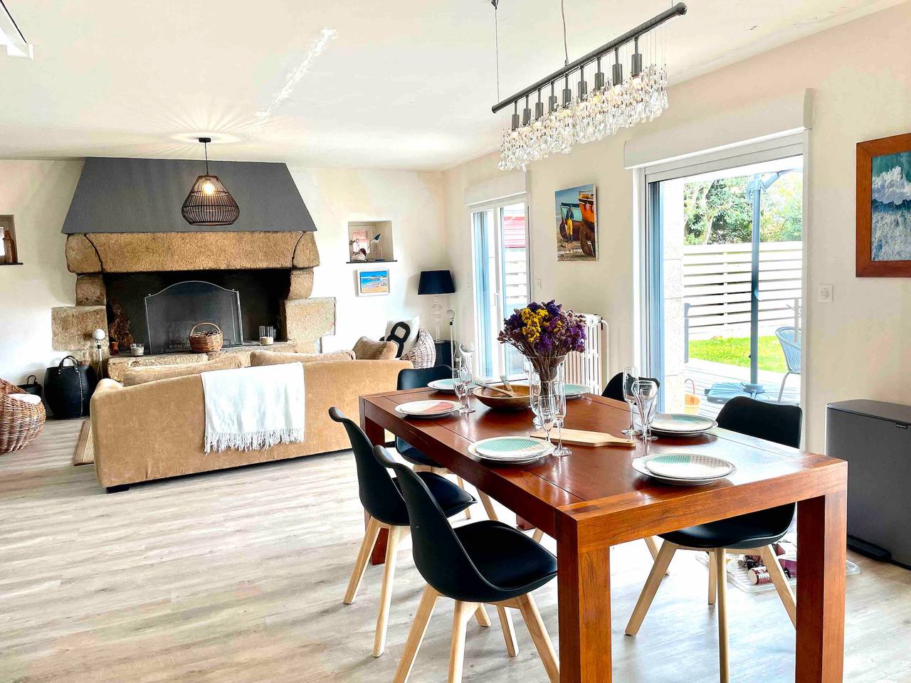 Maison de vacances 'Ty Glou Maison Charmante' avec terrasse privée, jardin privé et Wi-Fi in Ploemeur, Côte des Mégalithes