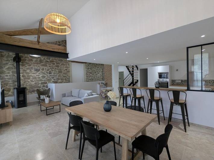 Ferienhaus für 6 Personen, mit Ausblick