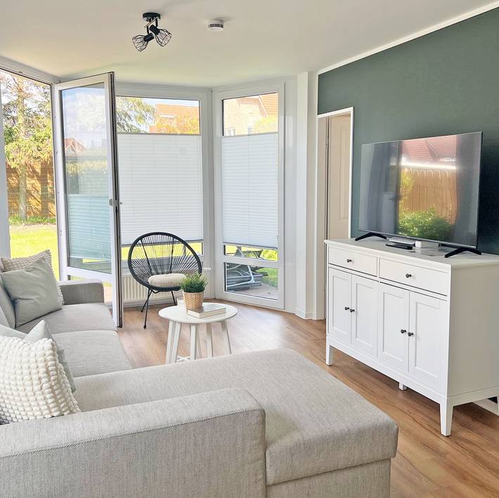 Strandhaus für 4 Personen, mit Balkon und Terrasse sowie Garten in Grömitz