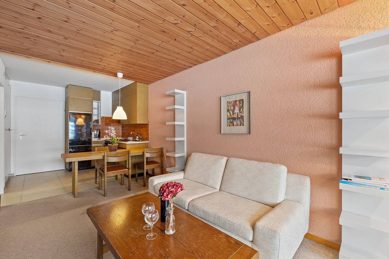 Ganze Wohnung, 1.5 Zimmer-Ferienwohnung im Herzen von Parpan in Churwalden, Plessur Alpen