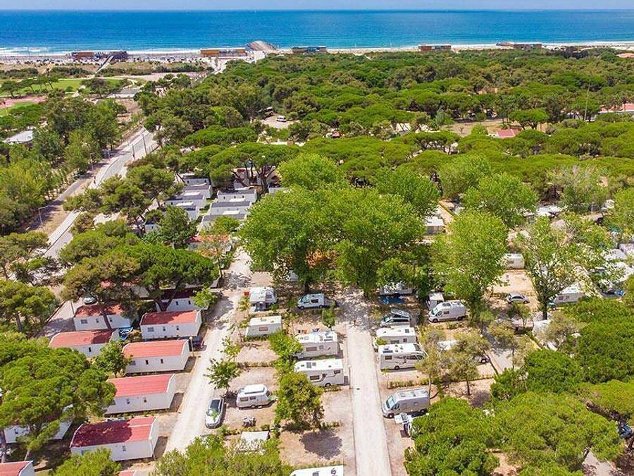 Camping Costa de Caparica - Mobilhome 6 personas - Confort | 3 Dormitorios | 6 Pers | Terraza elevada | Aire acondicionado in Halbinsel von Setúbal