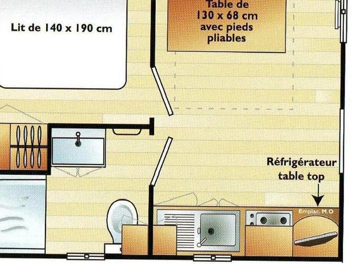 Camping für 2 Personen, mit Kinderpool in Languedoc-Roussillon - 3