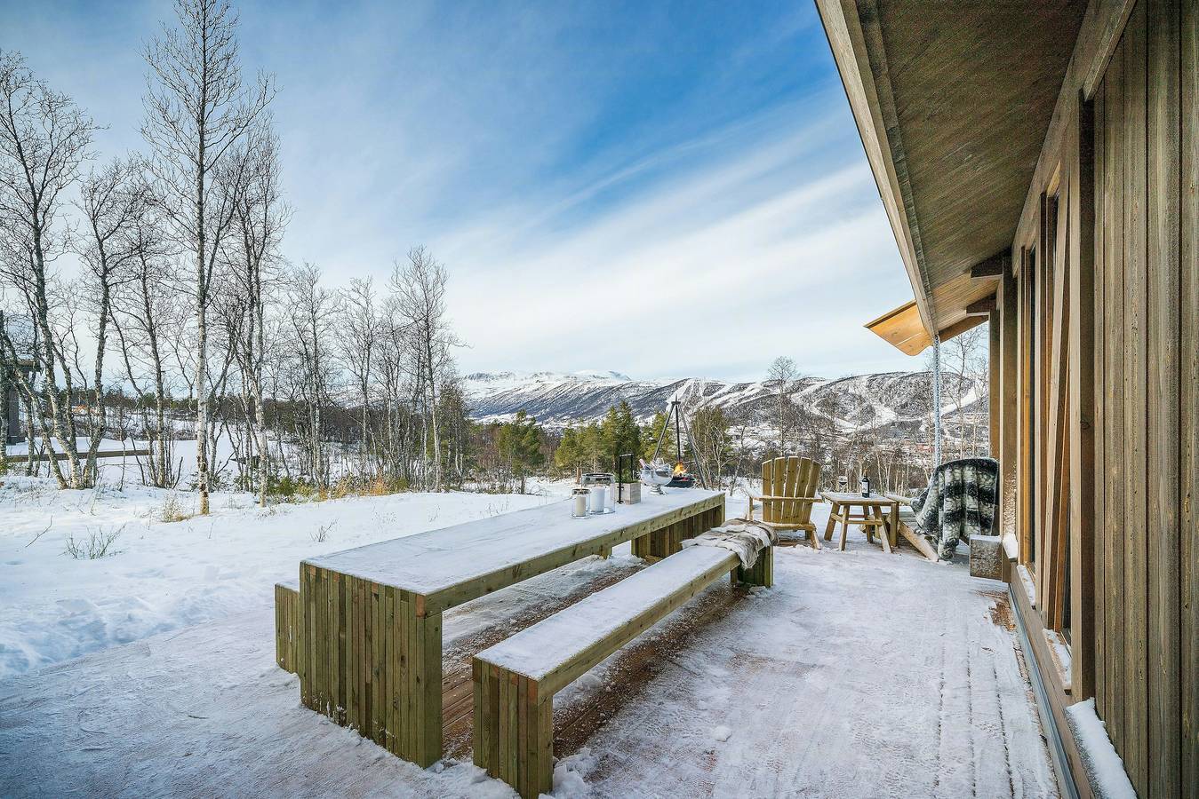 Moderne bjælkehytte til hele familien i Geilo in Geilo, Hol