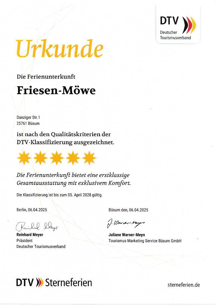 Ganze Ferienwohnung, Residenz Friesen-Möwe - Grande Suite - 232/001 in Büsum, Dithmarschen