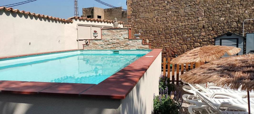 Casa rural con piscina para 12 personas, con jardín y piscina, Se admiten mascotas en Segarra - 3