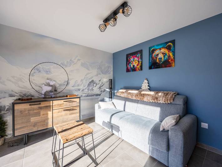 Appartement de vacances pour 6 personnes, avec vue sur le lac ainsi que jardin et terrasse