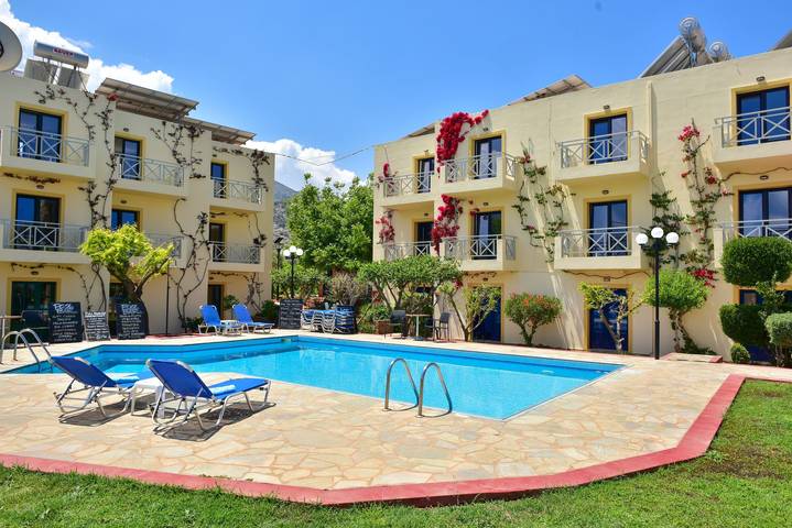 Gîte pour 2 personnes, avec piscine et jardin, adapté aux familles dans Malia - 2