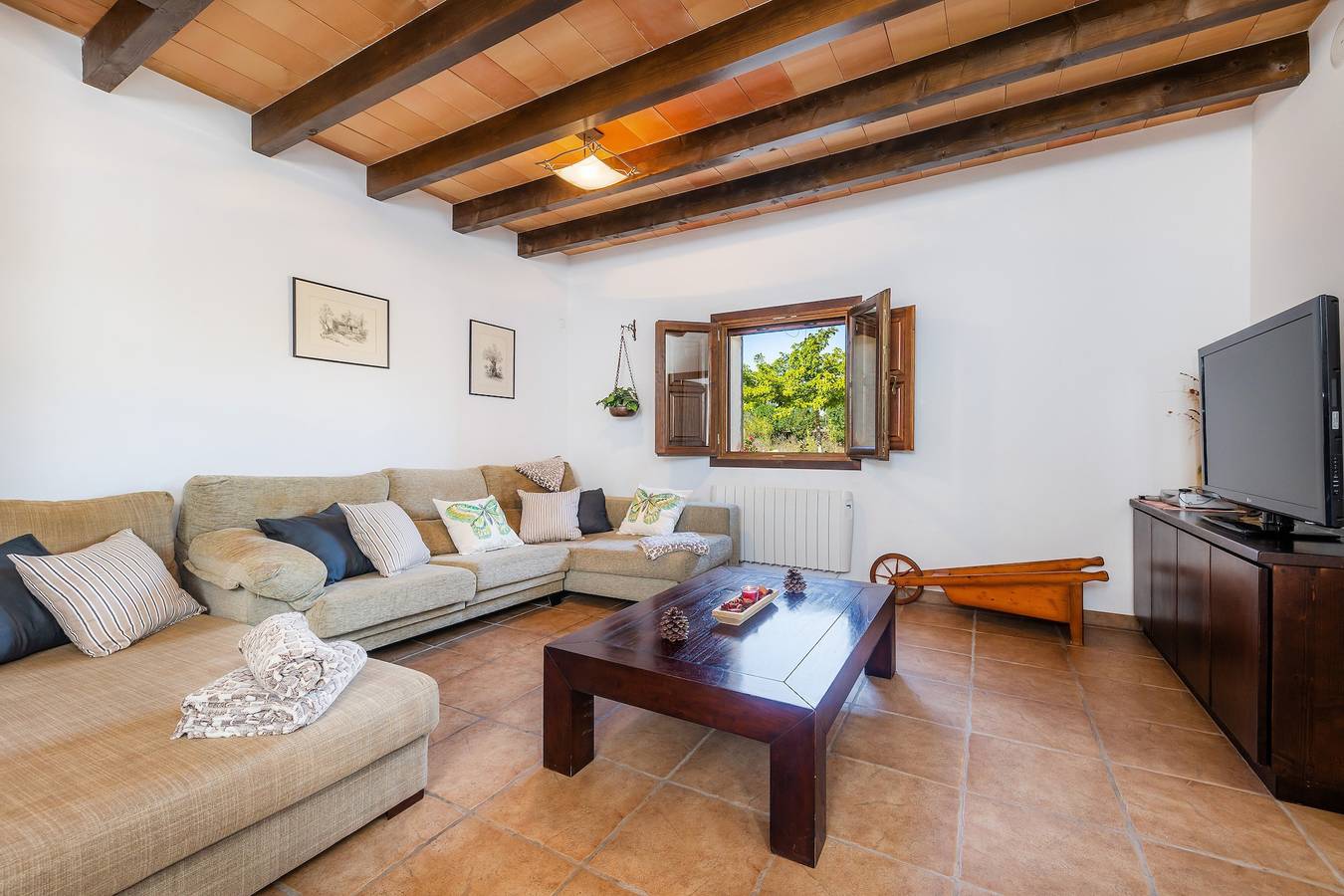 Casa rural 'Villa Es Coll Doret' con piscina privada, terraza privada y Wi-Fi in Manacor, Mallorca Este