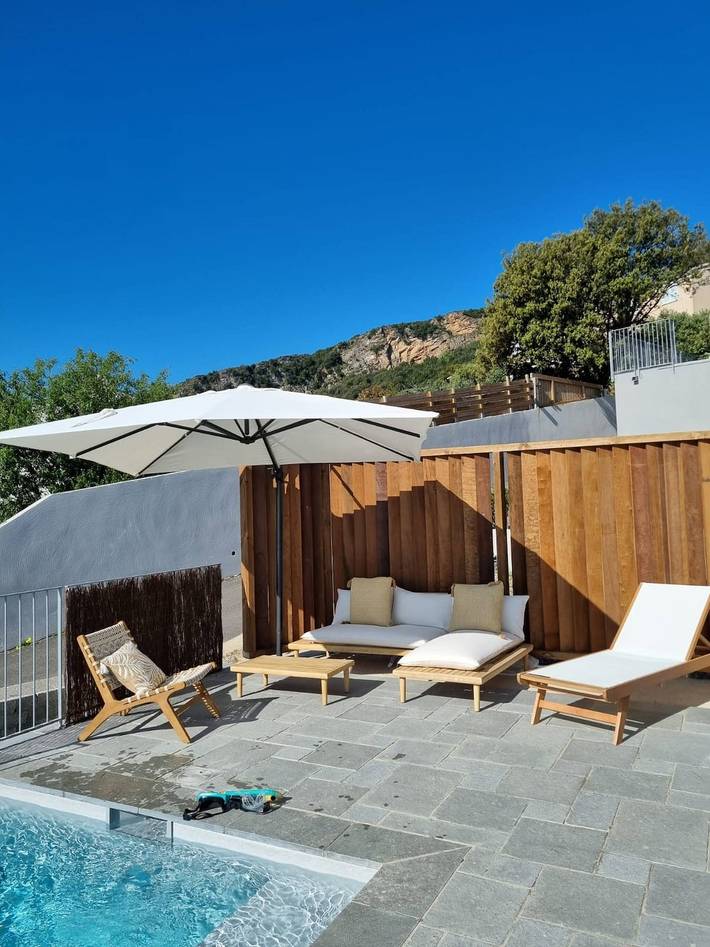 Villa pour 8 personnes, avec vue sur l’océan ainsi que terrasse et jardin dans Cap Corse - 3