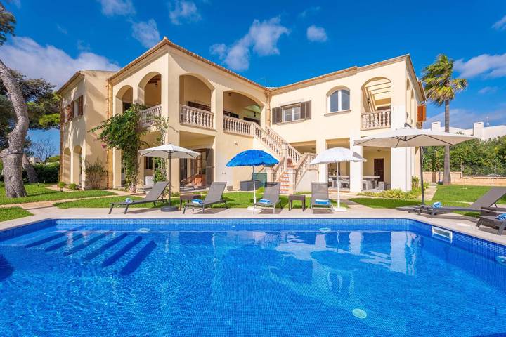 Villa mit pool für 10 Personen, mit Garten in Playa de Muro