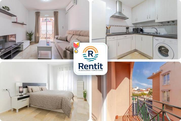 Apartamento para 4 personas, con balcón y vistas en Playa Granada