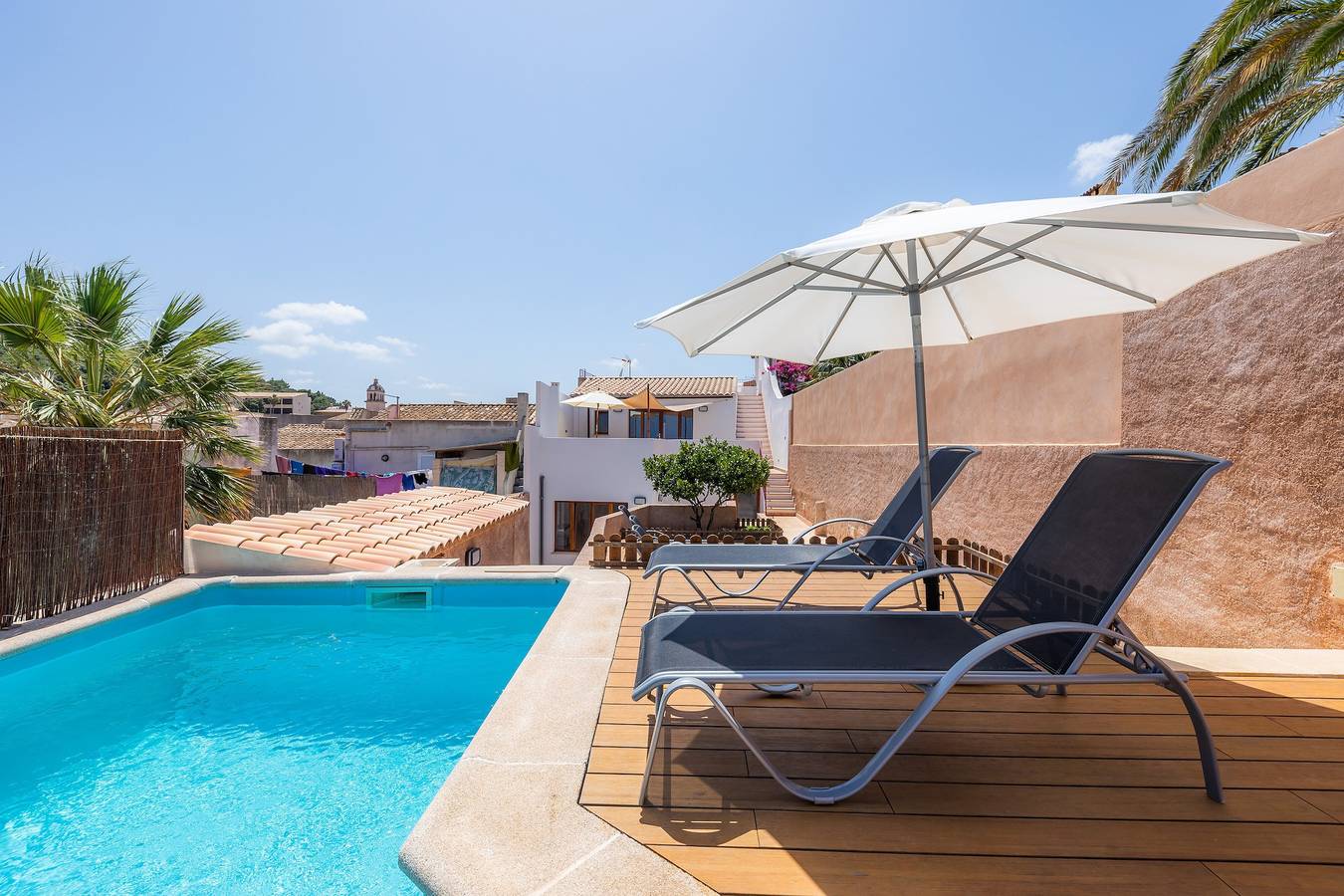 Vacation Home "Can Binitu" with Sea View, Mountain View, Balcony, Garden & Pool in Capdepera, East Majorca